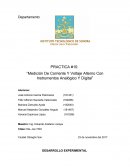 Medición De Corriente Y Voltaje Alterno Con Instrumentos Analógico Y Digital