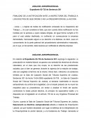 FINALIDAD DE LA NOTIFICACIÓN ANTE LA INSPECTORÍA DEL TRABAJO A LOS EFECTOS DE QUE OPERE O NO LA PRESCRIPCIÓN DE LA ACCIÓN