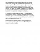 La Eucaristía . Teología de la eucaristía