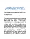 Una nueva perspectiva en el tratamiento acuputural a propósito de un caso clínico de Depresión crónica, grave y con ideas suicidas