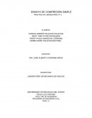 ENSAYO DE COMPRESIÓN SIMPLE