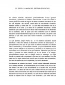 EL TODO Y LA NADA DEL SISTEMA EDUCATIVO