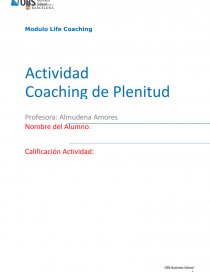 Modulo Life Coaching. Página 1