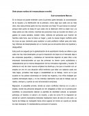 Ensayo de siete piezas sueltas del rompecabezas mundial.