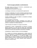 Teoría de juegos aplicable en administración.