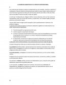 LA INSERCION ARGENTINA EN EL CONTEXTO INTERNACIONAL