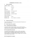 INFORME DEL TEST DE LA CASA