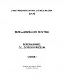 TEORIA GENERAL DEL PROCESO I