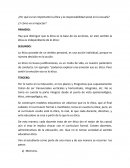 ¿Por qué es tan importante la ética y la responsabilidad social en la escuela?