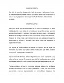 SINOPSIS CORTA SINOPSIS LARGA