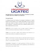 DESCRIPCIÓN DE LA ESTRATEGIA DE CÓMO CANALIZAR EL ACCESO AL MERCADO CON EL PRODUCTO O SERVICIO.