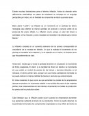 Ensayo de efectos de la inflacion