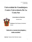 Adicción a nuevas tecnologías y redes sociales