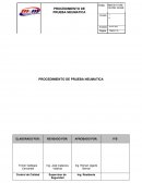 PROCEDIMIENTO DE PRUEBA NEUMATICA