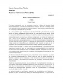 Maestría en Administración Pública (INAP)