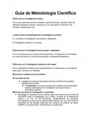 Guía de Metodología Científica
