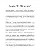 Reseña “El último tren”