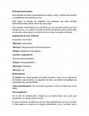 Actividad administrativa