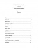 Metodología de la Investigación trabajo