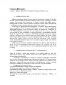 Géneros Literarios Lectura y análisis de la obra “Yerma”de Federico García Lorca