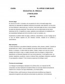 EL APEGO COMO BASE EDUCATIVA- EL VÍNCULO