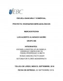 PROYECTO: ESCENARIOS MERCADOLÓGICOS