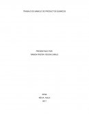 Trabajo de productos quimicos