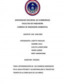 DETERMINACIÓN DE LOS CAMBIOS GENERADOS EN EL AGUA POTABLE Y ALCANTARILLADO A TRAVÉS DEL TIEMPO EN LA ZONA BAJA DE LAS ABRAS.