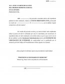 ESCRITO SOLICITUD DE SENTENCIA DE INCIDENTE