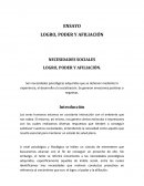 NECESIDADES SOCIALES LOGRO, PODER Y AFILIACIÓN