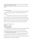 Planteamiento de problema