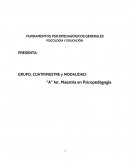 FUNDAMENTOS PSICOPEDAGÓGICOS GENERALES