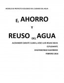 MODELO DE PROYECTO ECOLOGICO DEL CUIDADO DEL AGUA