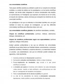 Las comunidades científicas