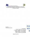 Evaluación de los aprendizajes