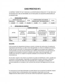CASO PRÁCTICO N°1 LA EMPRESA “EXPORT RTF SAC”. Página 1