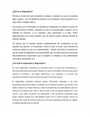 ¿Qué es el diagnostico? ¿Por qué es importante el diagnostico?