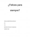 ¿Felices para siempre?