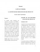 LA GESTIÓN DE RECURSOS HUMANOS DEL PROYECTO