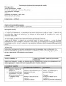 Formato para la planeación programas de estudio