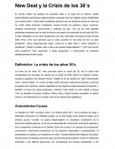 New deal y la crisis de los 30