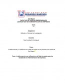 La delincuencia y su influencia en la falta de empleo para los estudiantes de Administración de Empresas
