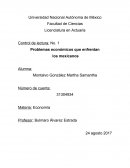 Control de lectura: No. 1 Problemas económicos que enfrentan