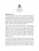 Geografía Chile. Migración en Chile