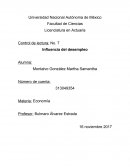 Influencia del desempleo