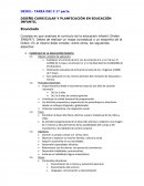 DISEÑO CURRICULAR Y PLANFICACIÓN EN EDUCACIÓN INFANTIL