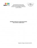 Informe de practicas de Enfermeria
