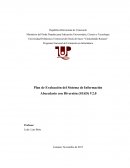 Plan de Evaluación del Sistema de Información
