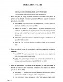 DERECHO CIVIL III. DISOLUCIÓN SOCIEDAD DE GANANCIALES