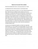 Temas de actualidad para jovenes